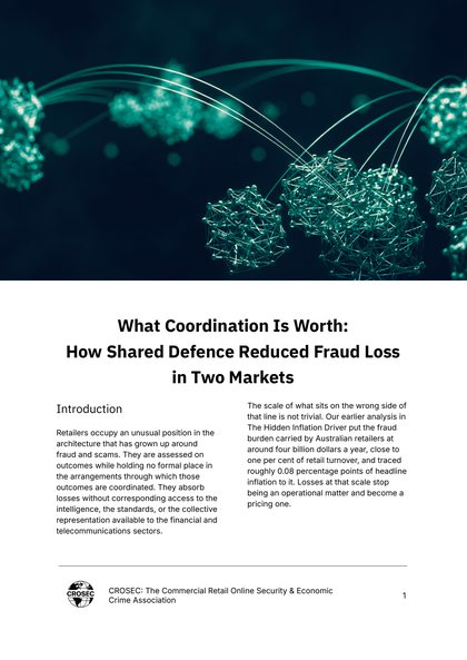 Cover of What Coordination Is Worth: How Shared Defence Reduced Fraud Loss in Two Markets